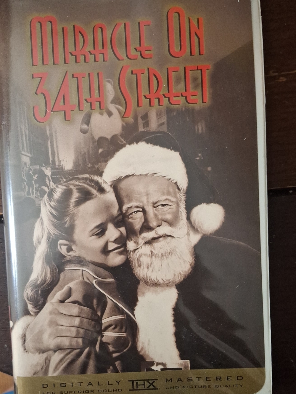 VHS Christmas Classic Miracle On 34th Street